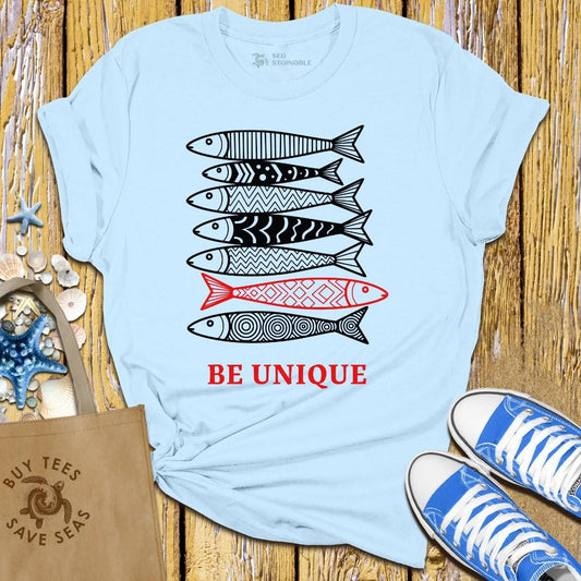 Stylish Light Blue T Shirt