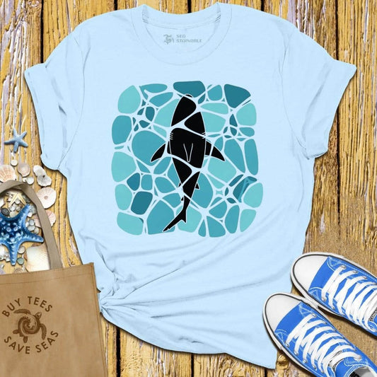 Stylish Light Blue T Shirt