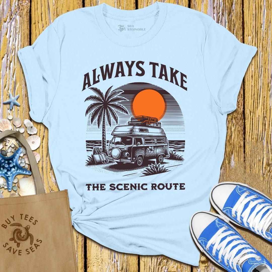 Stylish Light Blue T Shirt