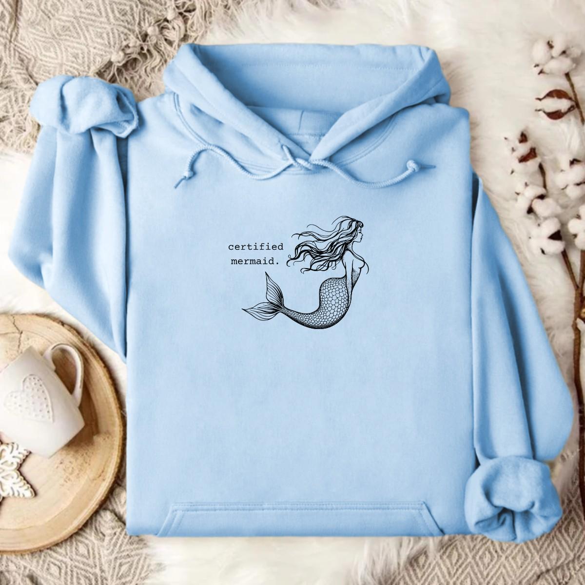 Stylish Light Blue Hoodie
