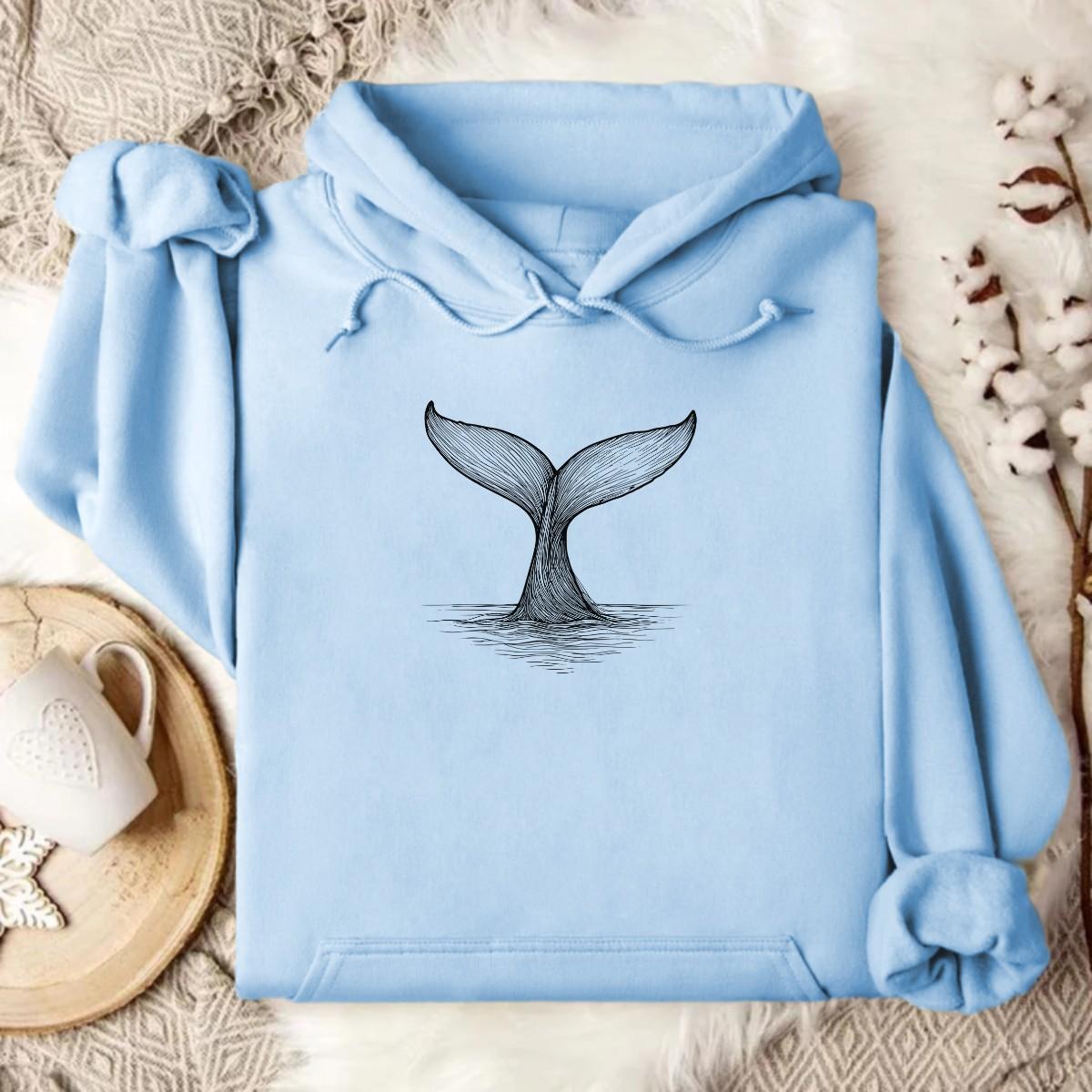 Stylish Light Blue Hoodie