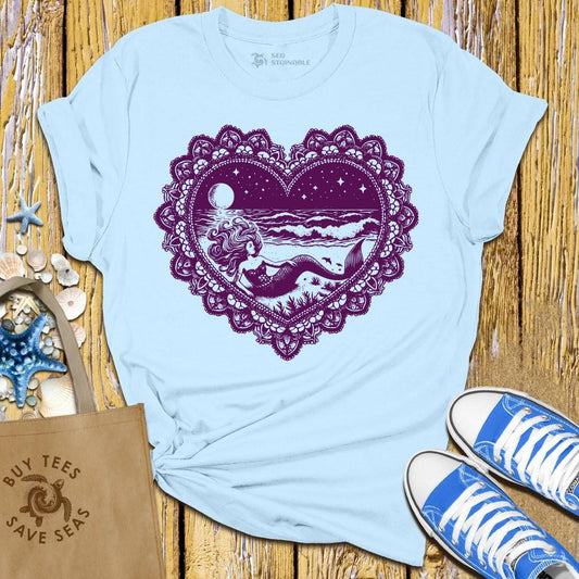 Stylish Light Blue T Shirt