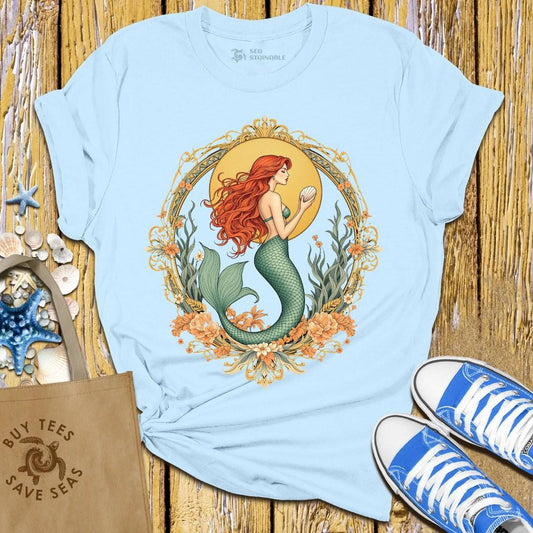 Stylish Light Blue T Shirt