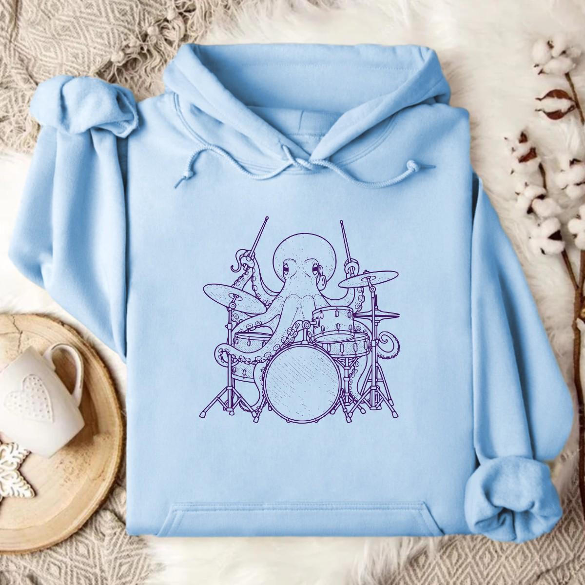 Stylish Light Blue Hoodie