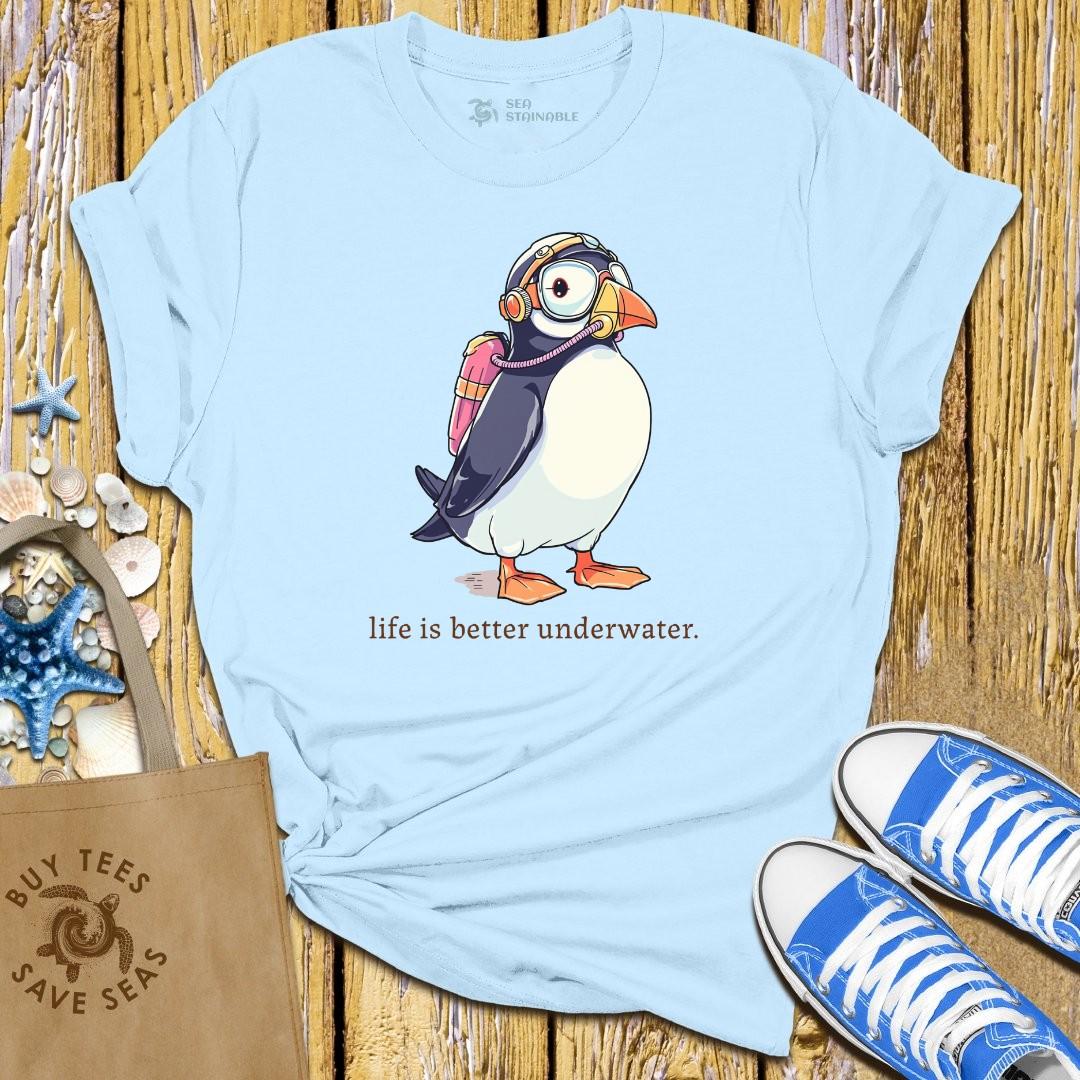 Stylish Light Blue T Shirt