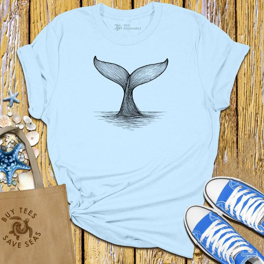Stylish Light Blue T Shirt