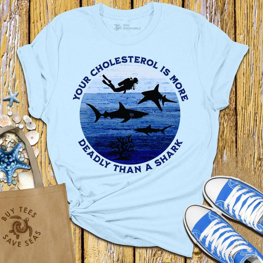 Stylish Light Blue T Shirt