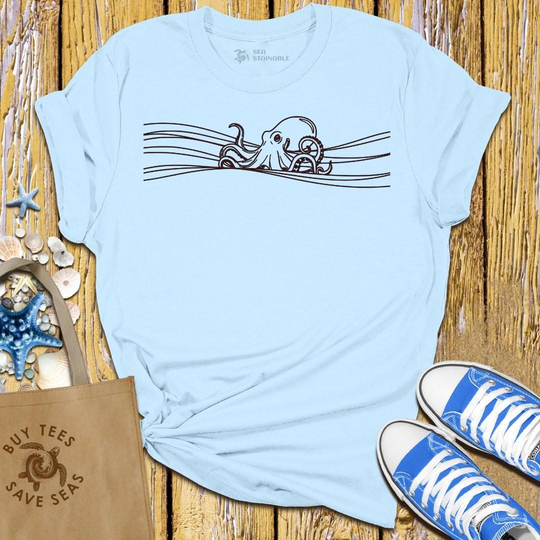 Stylish Light Blue T Shirt
