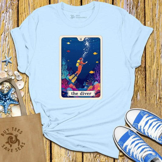 Stylish Light Blue T Shirt