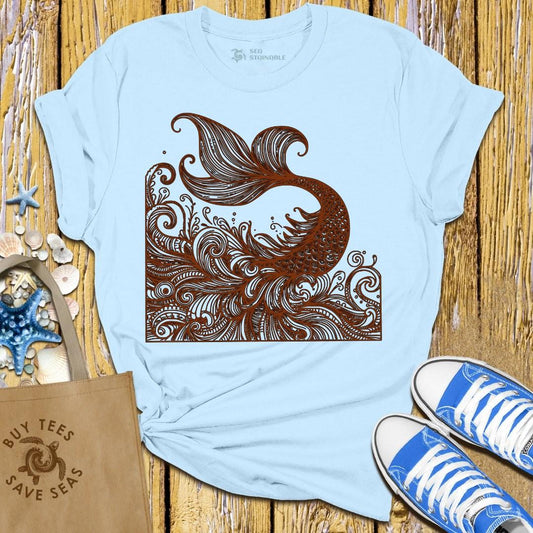 Stylish Light Blue T Shirt