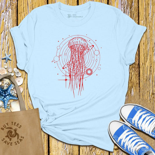 Stylish Light Blue T Shirt