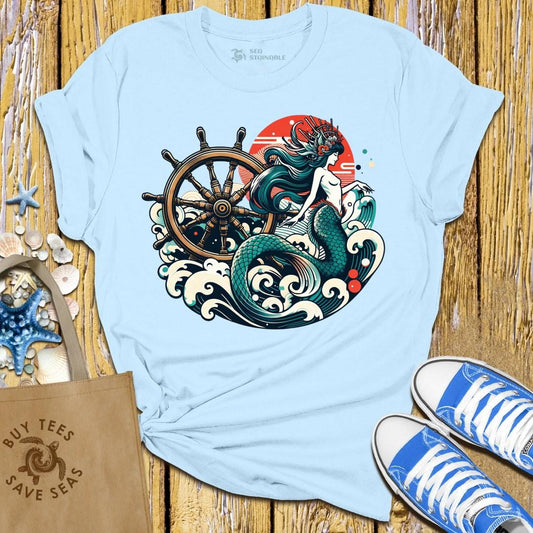 Stylish Light Blue T Shirt