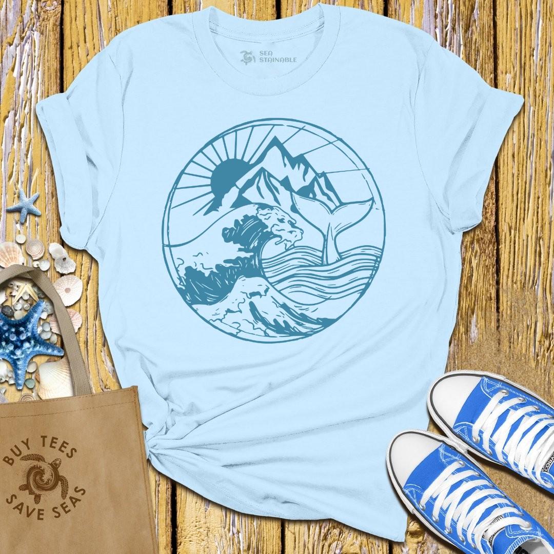 Stylish Light Blue T Shirt