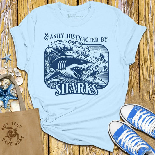 Stylish Light Blue T Shirt