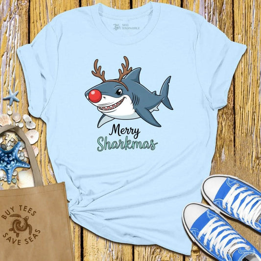 Stylish Light Blue T Shirt