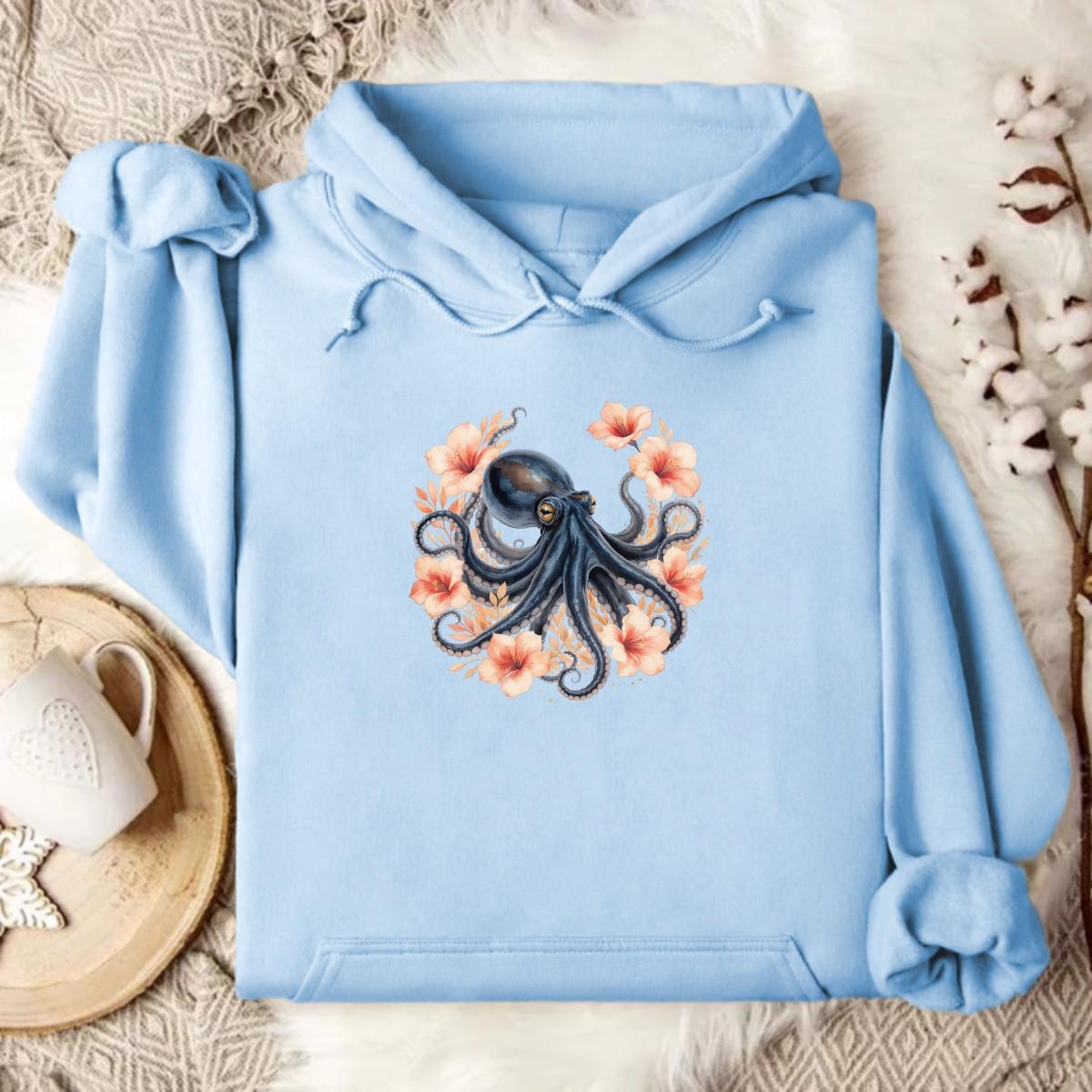 Stylish Light Blue Hoodie