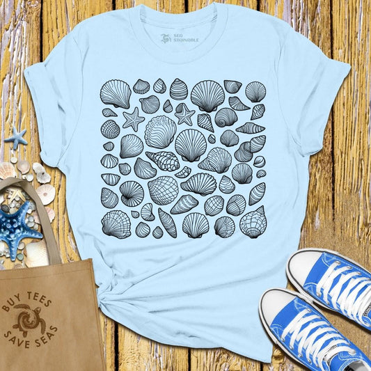 Stylish Light Blue T Shirt