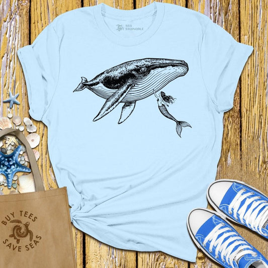 Stylish Light Blue T Shirt