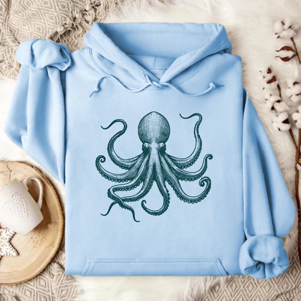 Stylish Light Blue Hoodie