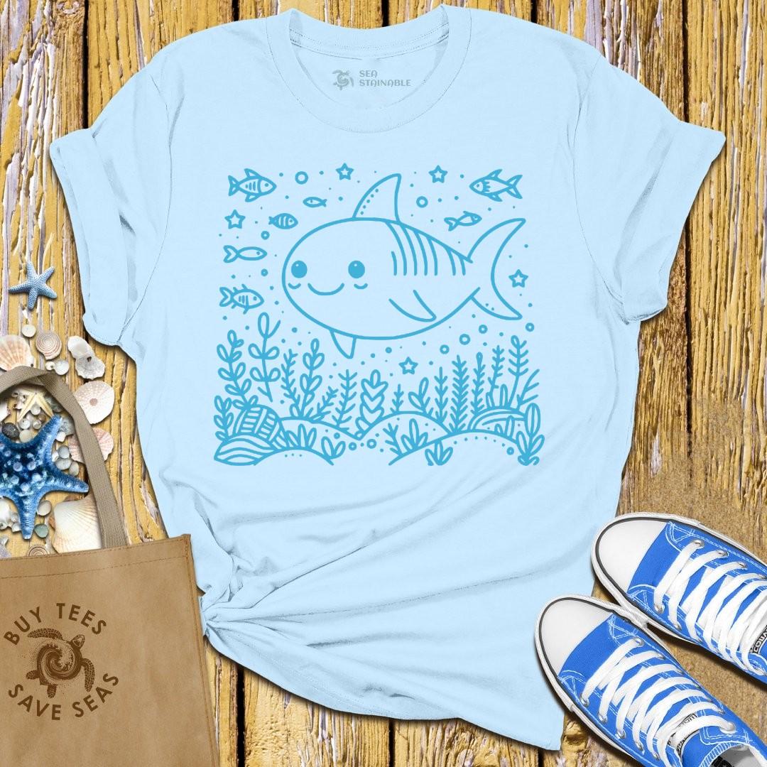 Stylish Light Blue T Shirt