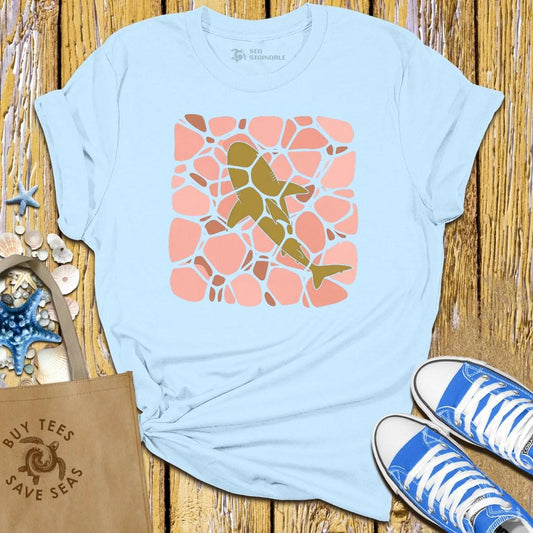 Stylish Light Blue T Shirt