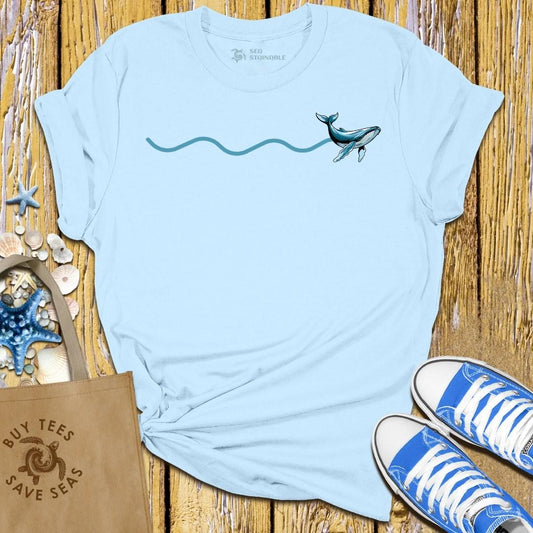 Stylish Light Blue T Shirt