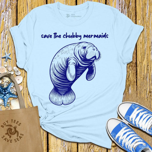 Stylish Light Blue T Shirt