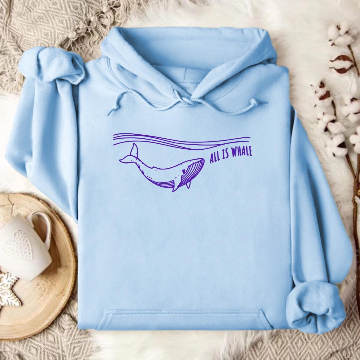 Stylish Light Blue Hoodie