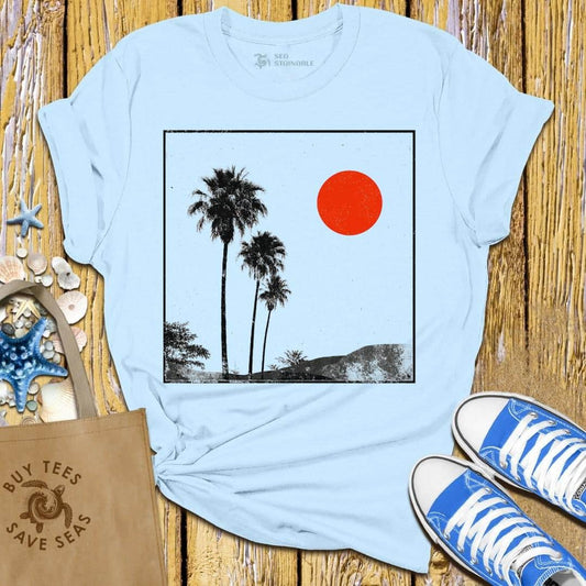 Stylish Light Blue T Shirt