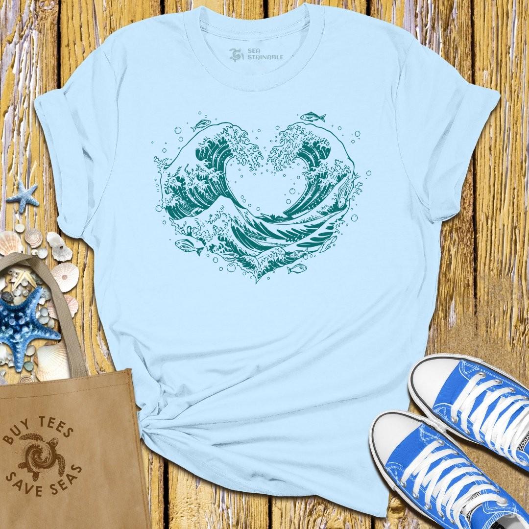 Stylish Light Blue T Shirt