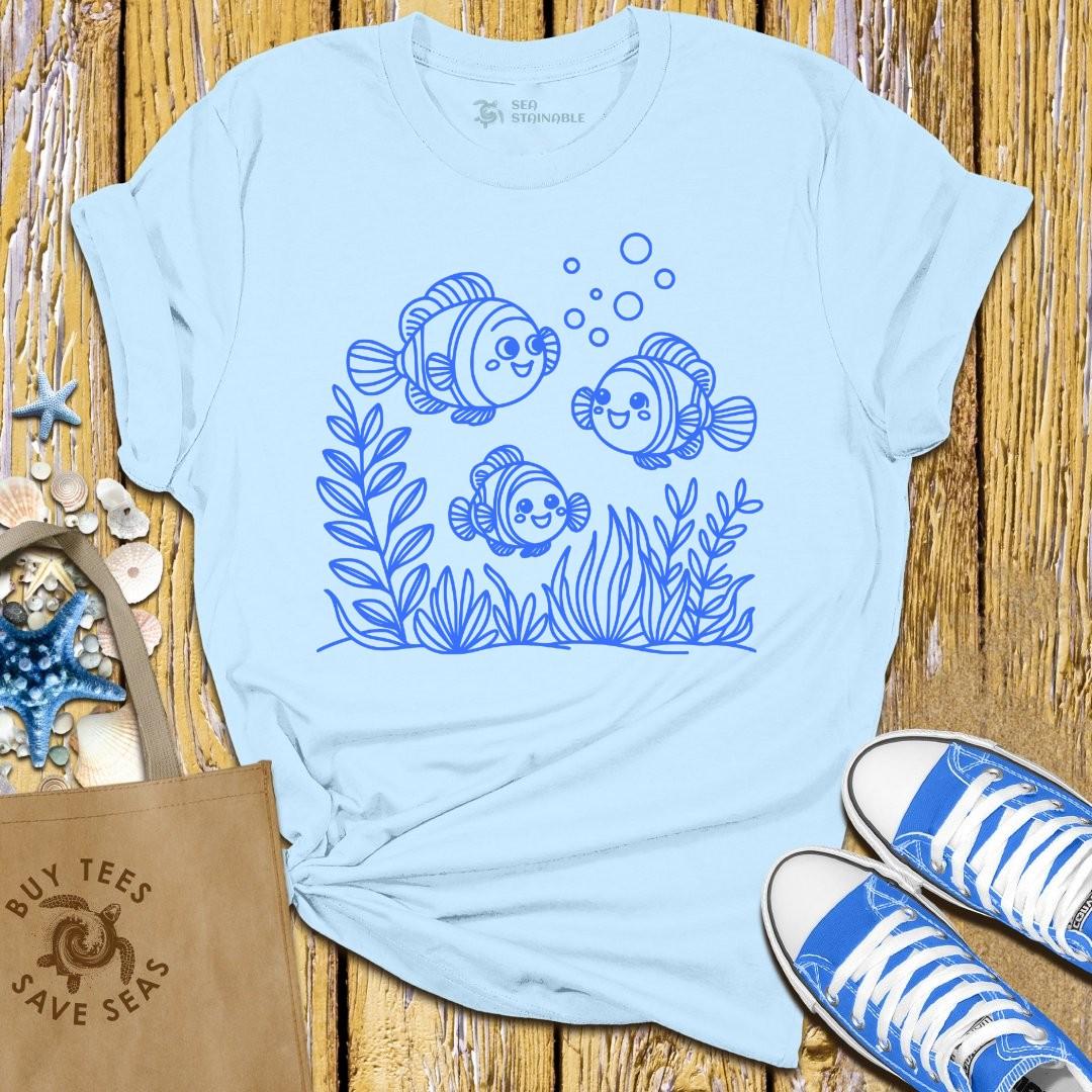Stylish Light Blue T Shirt