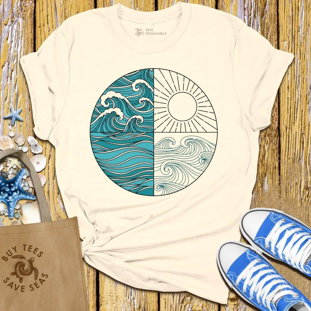 T-Shirt Sand / S Ocean Sunburst T Shirt