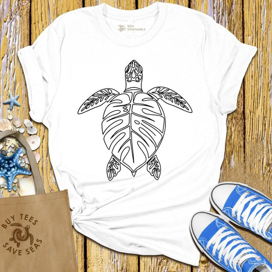 T-Shirt Tropical Turtle T Shirt