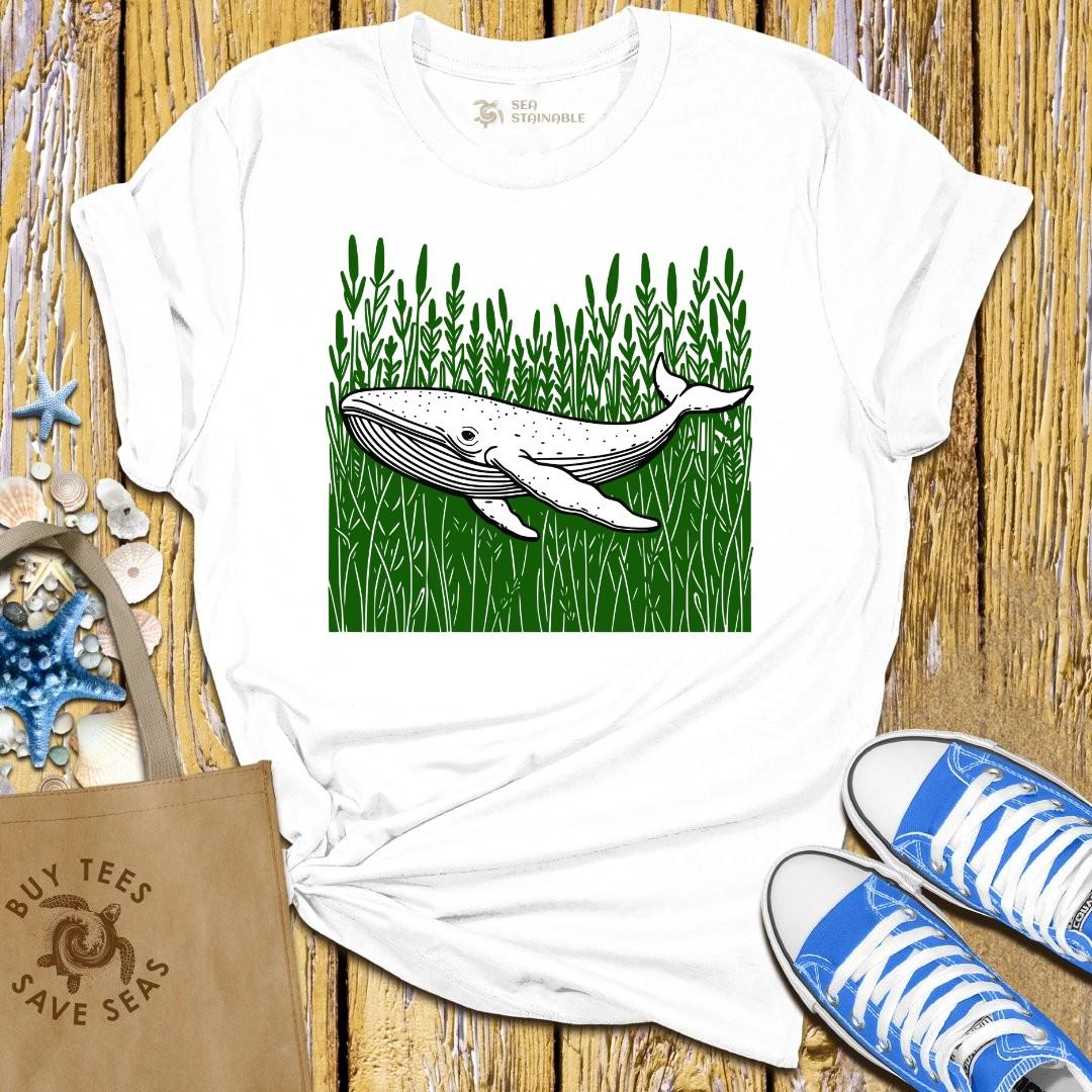 T-Shirt White / S Whale Wilderness T Shirt