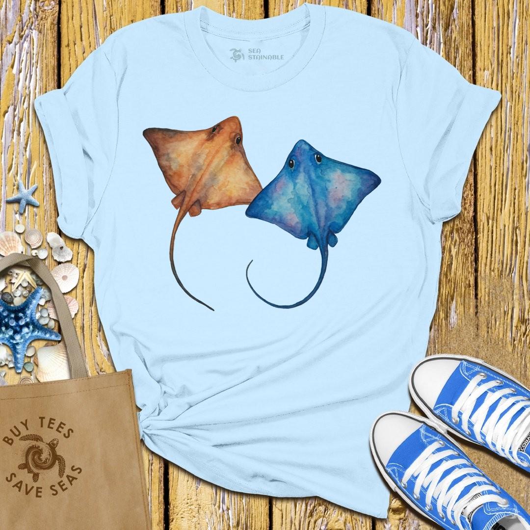 Stylish Light Blue T Shirt