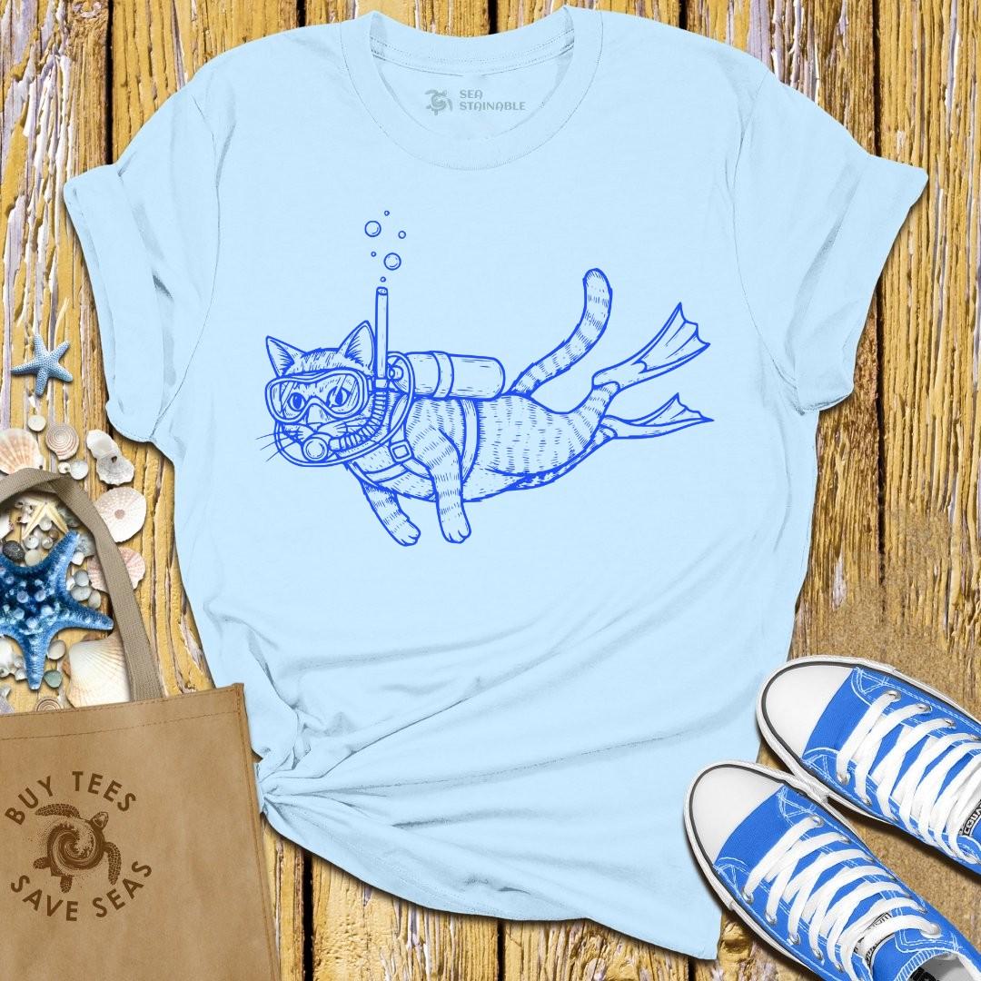 Stylish Light Blue T Shirt