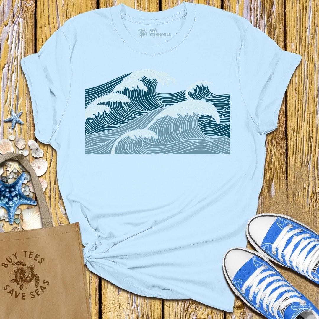 Stylish Light Blue T Shirt