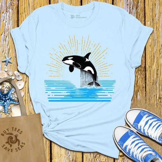Stylish Light Blue T Shirt