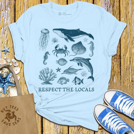 Stylish Light Blue T Shirt