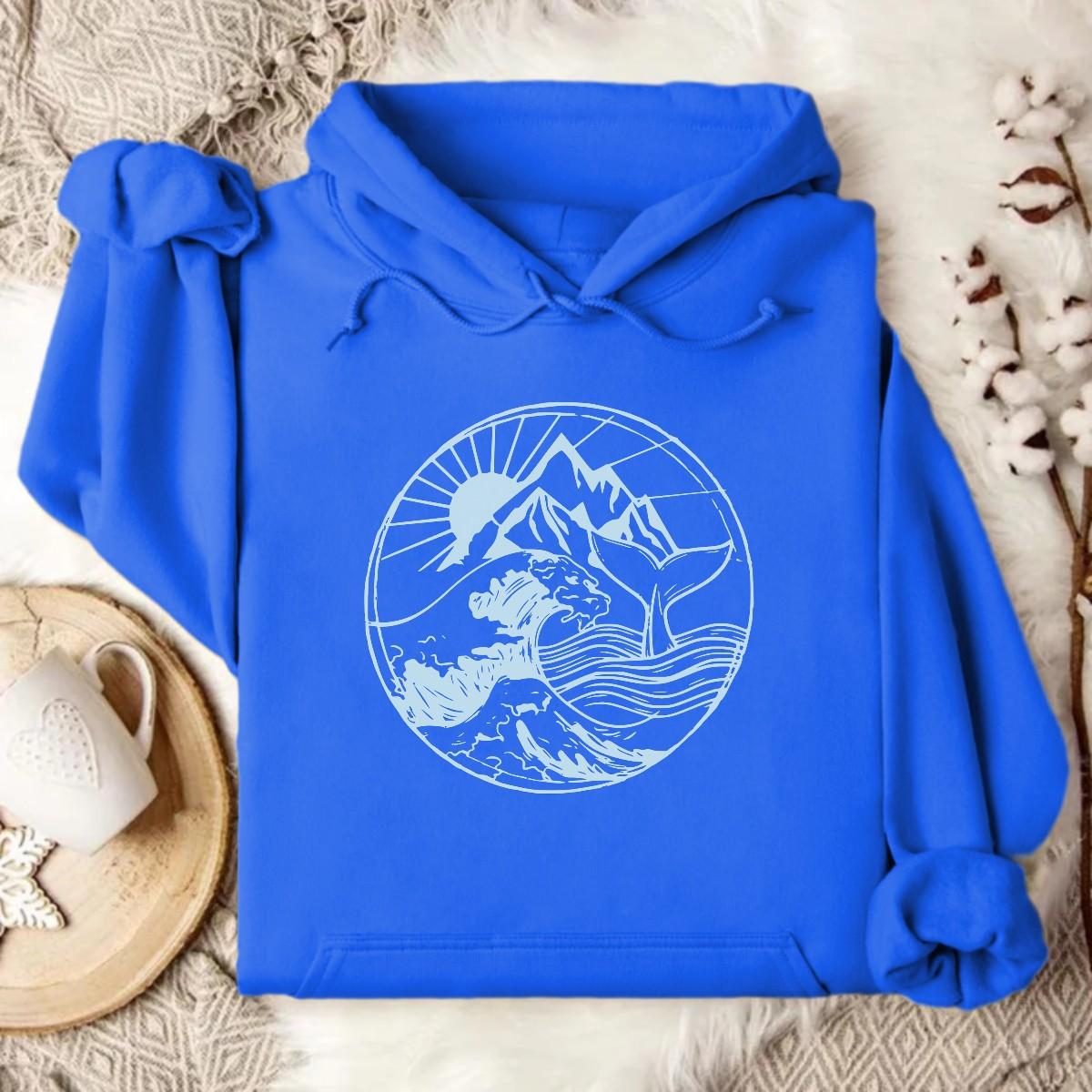 Stylish Blue Hoodie