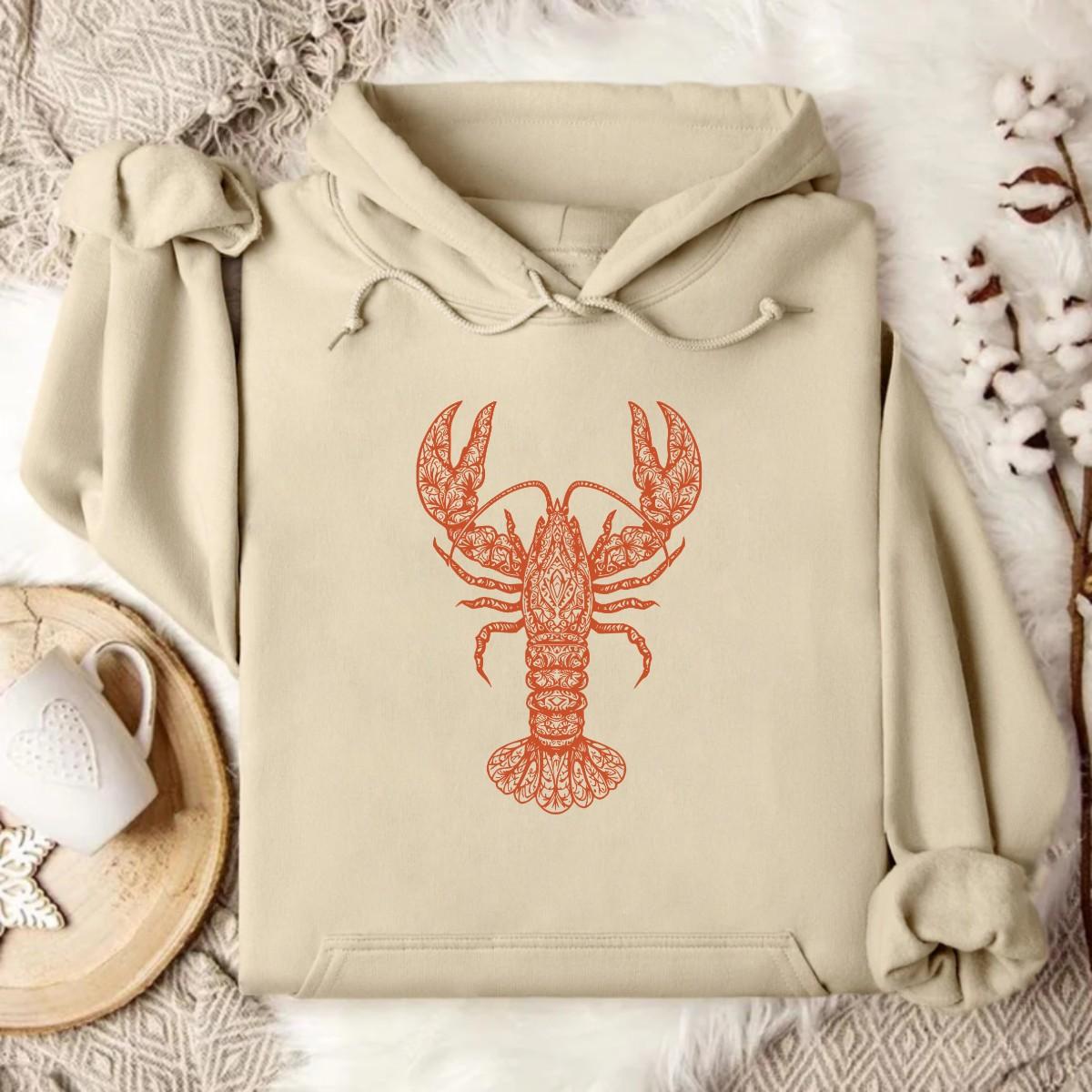 Stylish Sand Beige Ocean Hoodie