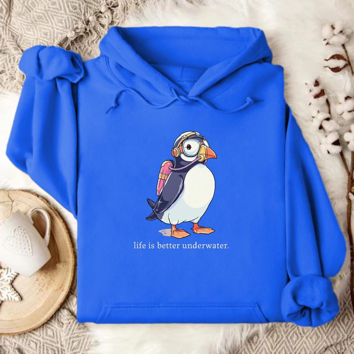 Stylish Blue Hoodie