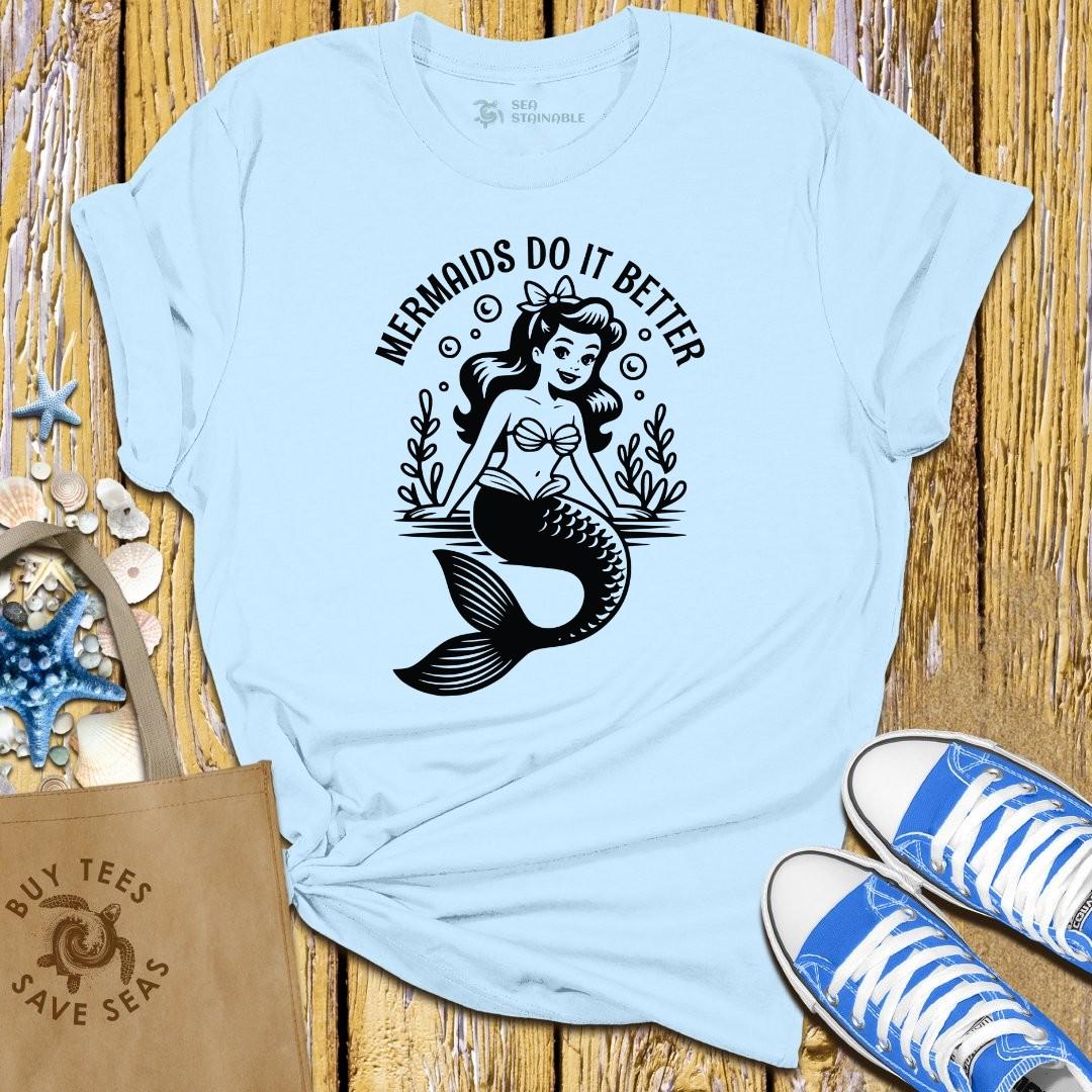 Stylish Light Blue T Shirt