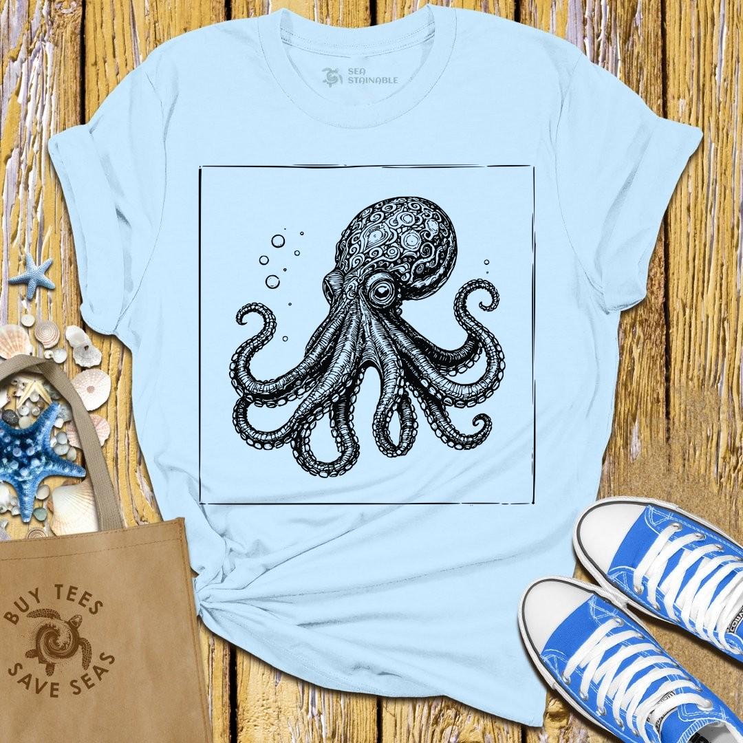 Stylish Light Blue T Shirt