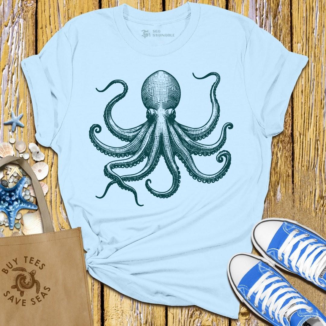 Stylish Light Blue T Shirt