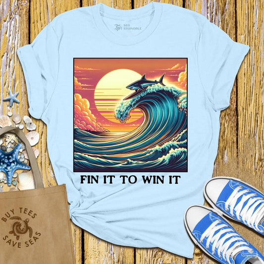 Stylish Light Blue T Shirt