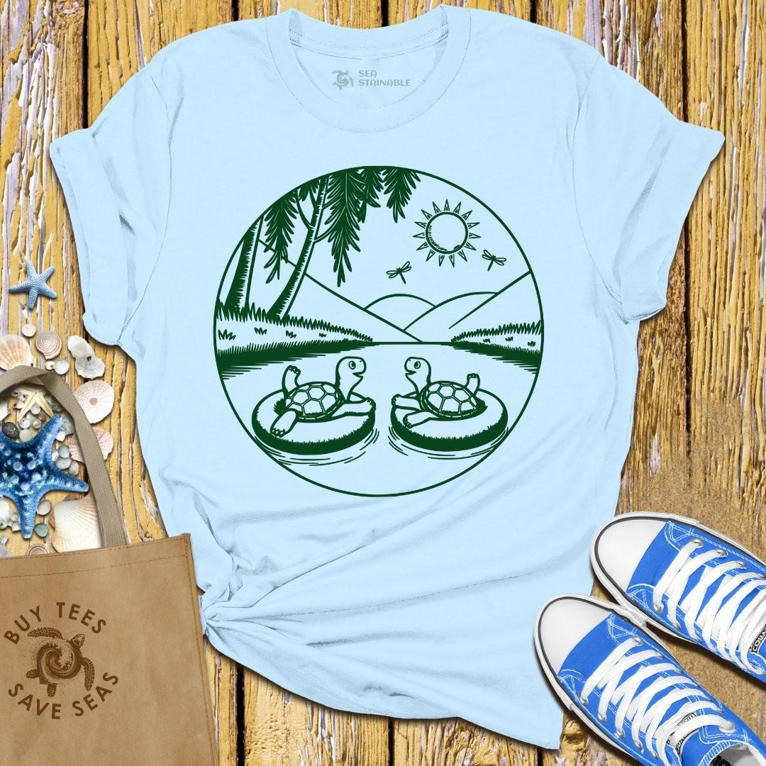 Stylish Light Blue T Shirt
