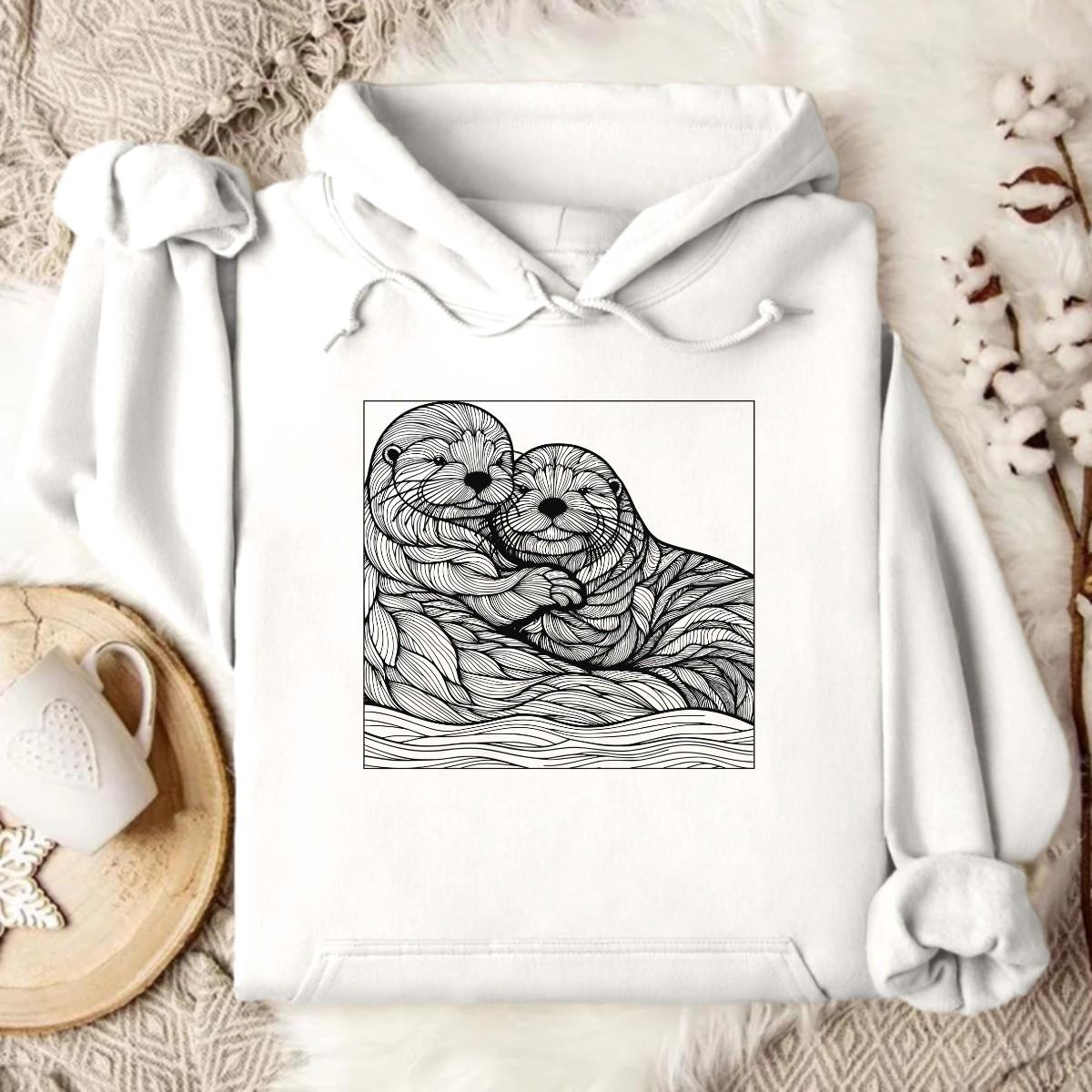 Stylish White Hoodie