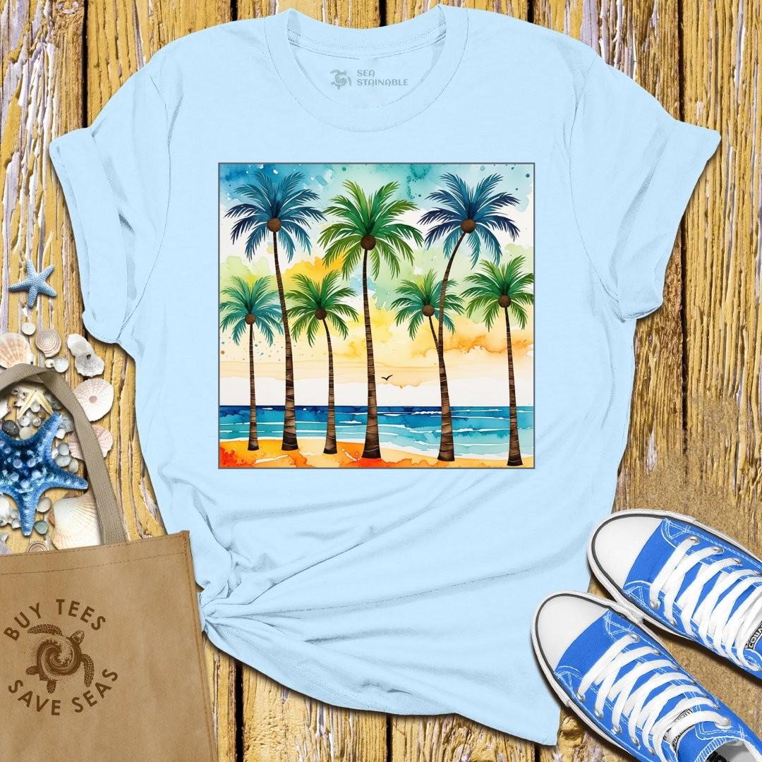 Stylish Light Blue T Shirt