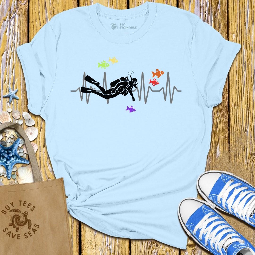 Stylish Light Blue T Shirt